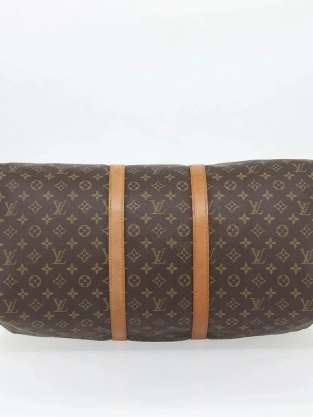 LOUIS VUITTON Monogram Keepall 55 Boston Bag M41424 LV Auth ka4447